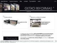 Tablet Screenshot of getxoreformas.com